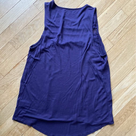 🍂CLEAROUT Purple Lace Embroidered Tank - Picture 5 of 10